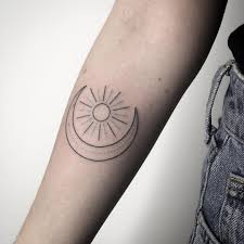 Handpoke Tattoos Hamburg On Instagram Handpoke Sun Moon Stars Handpoke Tattoo
