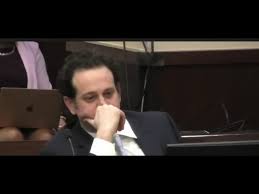 Luis Rivera Stares Down Charlie Adelson During A Sidebar