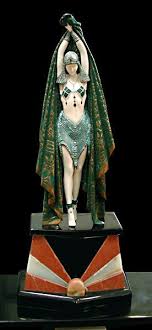 Rare antique art deco german porcelain half doll flapper figure hands away. 190 Art Deco Figurines Statues Ideas Art Deco Deco Art