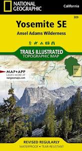 Nature's peace will flow into you as sunshine flows into trees. Trails Illustrated Yosemite Se Ansel Adams Wilderness Topographic Map Rei Co Op