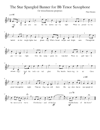 Play more, pay less with pass. The Star Spangled Banner For Tenor Saxophone Bb Instrument Sheet Music For Saxophone Tenor Solo Musescore Com