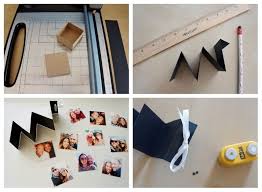 Wedding greeting card box birthday party decor supply gift money advice case. Diy Accordion Photo Card Diy Inspired
