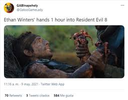 Alguien odia las manos de Ethan: Fans de Resident Evil se burlan de su  desgracia con memes