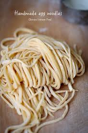 Chinese Egg Noodles Handmade Chinese Egg Noodles Can Be Used For Lo Mein Noodles Chow Mein Noo Noodle Recipes Homemade Homemade Egg Noodles Homemade Noodles