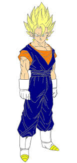 The page features one of the most favorite anime characters (son goku): Vegito Super Saiyan Dbf Page By Portal2nowhere On Deviantart