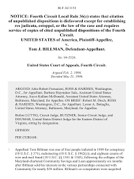 United States v. Tom J. Billman, 86 F.3d 1153, 4th Cir. (1996)