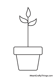 Garden season is coming and so are the weeds! Plant Drawing How To Draw A Plant Step By Step