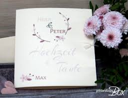 Hochzeit und taufe zusammen zu begehen, bietet viele möglichkeiten einer kreativen gestaltung. Einladung Zur Hochzeit Und Taufe Im Vintage Stil Einladungskarten Hochzeit Einladungen Hochzeit Einladungen