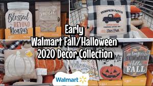 Early Walmart 2020 Fall Halloween Decor Youtube In 2020 Fall Halloween Decor Fall Halloween Halloween Decorations