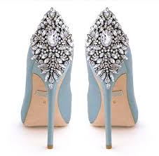 Badgley Mischka Wedding Shoes A New Color In The Most Coveted Heels For Brides Ki Wedding Shoes Brides Heels Badgley Mischka Shoes Wedding Blue Wedding Shoes