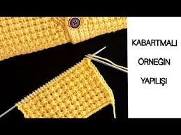 Kabartmali Orgu Deseni Yapilisi Embossed Mesh Pattern Youtube Deseni Embossed Kabartmali Mesh Orgu Knitting Patterns Knitting Baby Knitting Patterns