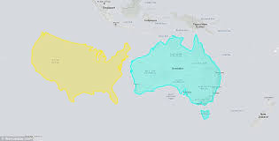 Usa vs australia land size. The True Size Website Shows Just How Large Countries Are Compared To Others Daily Mail Online