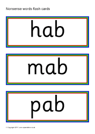 Nonsense word fluency measures a student's skill to decode as well as blend individual phonemes together. Year 1 Nonsense Words Teaching Resources Printables Sparklebox