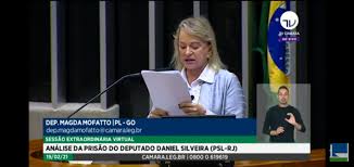 Magda mofatto, no seu parecer, disse que é preciso traçar uma linha e deixar clara a diferença entre a crítica contundente e o verdadeiro ataque às instituições democráticas. Relatora Do Caso Magda Mofatto Pl Go Vota Pela Manutencao Da Prisao De Deputado Bolsonarista O Cafezinho