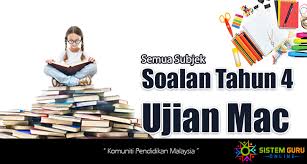 Bahasa melayu kertas 1 set 1 set 2 set 3 set 4 set 5 set 6 set 7 set 8 set 9 latihan bm aras tinggi. Soalan Ujian Bulan Mac Semua Subjek Tahun 4 2020