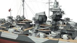 German Battleship Tirpitz In 3d Schlachtschiff Tirpitz In 3d Battleship Model Ships Book Publishing