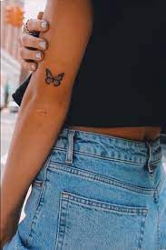 20 Simple And Beautiful Butterfly Tattoos Mainly For Your Fingers Backs And Arms The First Hand Fashion News For Females Tattoos Elbow Tattoos Small Butterfly Tattoo