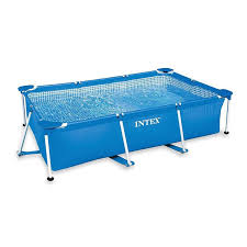 Ksimall Exclusive Intex 86 X 59 X 23 Rectangular Frame Above Ground Outdoor Baby Splash Swimming Pool Newegg Com In 2020 Splash Swimming Pool Rectangular Pool Intex