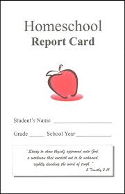 How to make a homeschool report card template easy to read. Homeschool Report Card W Bible Verse Academic Advantage 9780971710108