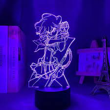 TFJS Large Size Manga 3D Lamp Kill La Kill Ryuko Matoi Figure for Room  Decor Night Light Kids Birthday Gift Kill La Kill Anime LED Light Bedroom  (Color : C) : Amazon.se: