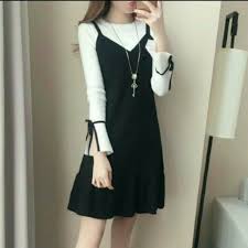 Brown hair color is the most popular shade. Mini Dress Ala Korea Tangan Model Terompet Fesyen Wanita Pakaian Wanita Gaun Rok Di Carousell