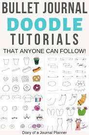 This Is A Massive List Of Bullet Journal Doodle Tutorials To Give You Ideas And Inspiration F Bullet Journal Doodles Journal Doodles Bullet Journal Inspiration