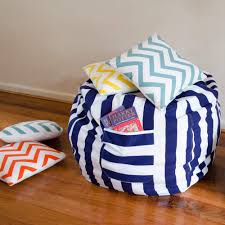 Giant Quality 38 Stuffed Animal Storage Bean Bag Chair With Pocket For Kids Durable Soft Cotton Ca Bean Bag Chair Bean Bag Chair Kids Stuffed Animal Storage