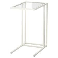 vittsjo laptop stand white glass 133 4x255 8 35x65 cm ikea table pour ordinateur portable verre ikea ikea