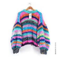 Mypz Handknit Sweater Mohair Blue Green 1 In 2020 Mohair Sweater Pattern Hand Knitted Sweaters Mohair Sweater