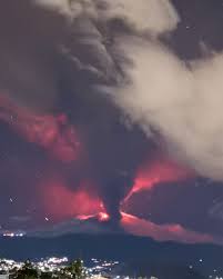 In 1865 the volcanic summit was about 170 feet (52 meters) higher than it was in the early etna covers an area of some 600 square miles (1,600 square km); Mount Etna Erupts In Sicily Sending Plumes Of Ash And Spewing Lava Into Air