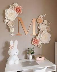 Paper Flowers Wall Decor Nursery Paper Flowers Set Wall Paper Flower Decoration Large Paper Flowers Paper Flower Decor Flower Wall Decor Paper Flower Wall Decor