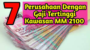 Maybe you would like to learn more about one of these? 7 Perusahaan Dengan Gaji Tertinggi Kawasan Mm2100 Youtube