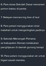 Contoh bentuk interaksi antar fenomena alam yang saling ketergantungan adalah interaksi antara daratan dengan lautan. Salah Satu Bentuk Interaksi Manusia Dengan Alam Adalah Brainly Co Id
