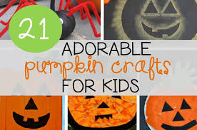Pumpkin and five little pumpkin activities for preschoolers. 21 Adorable Pumpkin Crafts For Kids The Kindergarten Connection