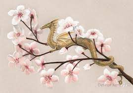 Cherry Blossom Dragon By Greyscalestudios On Artician Cherry Blossom Dragon Cherry Blossom Tattoo Japanese Tattoo Art