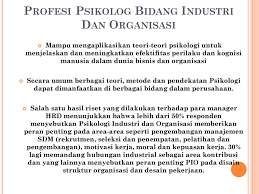 Penilaian dilakukan untuk melihat perkembangan kinerja individu dalam periode tertentu, apakah semakin baik atau semakin buruk. Psikologi Industri Organisasi Ppt Download