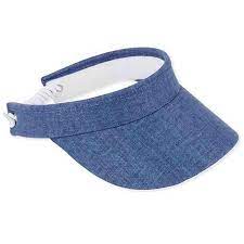 Cotton Linen Sun Visor With Coil Closure Sun N Sand
