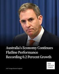 Australia's economic performance has largely flatlined in early 2025, with  gross domestic product (GDP) inching up just 0.2 percent in the March  quarter. 🔴 Full Story in the comments