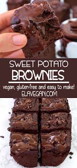 Sweet Potato Brownies In 2020 Sweet Potato Brownies Sweet Potato Brownies Vegan Vegan Sweet Potato