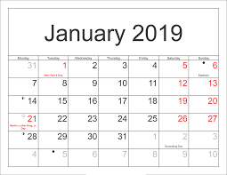 January 2019 Blank Calendar November Calendar Calendar Printables Calendar Word