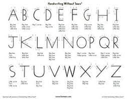 Please click here or below the image to download a copy for yourself. Handwriting Without Tears Letter Formation Chart By Hattie