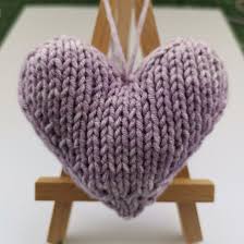 You must make two of them. My Nearly No Sew Knitted Stuffed Heart Pattern Again Scrappystickyinkymess