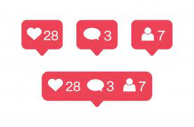Conjunto Plano De Iconos Y Notificaciones De Instagram Descargar Vectores Gratis Logotipo De Instagram Pegatinas Imprimibles Iconos De Instagram