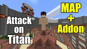 Top 10 beautiful custom terrain (minecraft pe maps). Attack On Titan Map And Addon Showcase In Minecraft Pe Bedrock Edition Youtube
