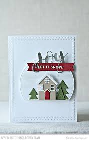 Snow Globe Sentiments Joy Die Namics Scenic Snow Globe Die Namics Winter Trees Die Namics Drift Christmas Cards To Make Christmas Cards Handmade Xmas Cards