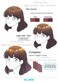I'm going to show you a slow tutorial how to color. Free Procreate Brushes On Twitter Hair Coloring Tutorial By Bluez3619995 Was This Tutorial Helpful Comment Down Below Which Tutorial You Will Like Next Young Artists Helps Youngartistshelp Speedarts Procreateillustrations