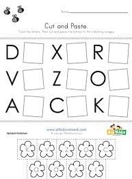 Students cut out the lowercase letters and then glue them under the matching uppercase letter! Spring Cut And Paste Letter Matching Worksheet All Kids Network