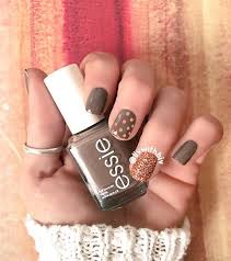 This Brown From Essie Looks Like Milk Chocolate This Is Essie Fierce No Fear From The Summer 2014 Collection I Used Taj Nails Nail Polish Fall Nail Art