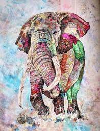 40 Easy Abstract Animals Painting Ideas Which Will Leave You Amazed Elephant Art Elephant Artwork Animal Paintings