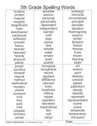 8th Grade Sight Words List 5th Grade Spelling Words List 5th Grade Spelling Spelling Words 5th Grade Spelling Words